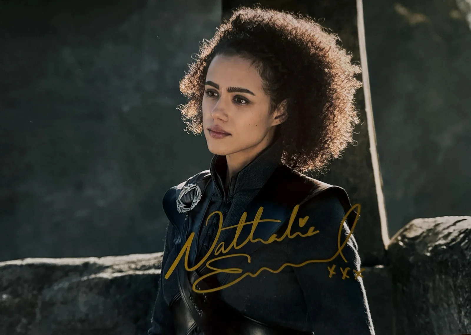Nathalie Emmanuel — Nathalie Emmanuel Game of Thrones Signed 8x10 Missandei W/COA