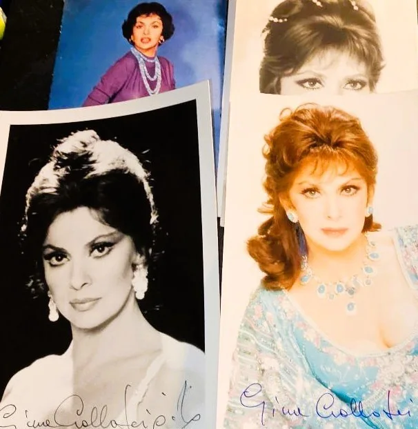 Gina Lollobrigida — 5 GINA LOLLOBRIGIDA autographed photos with UACC COA
