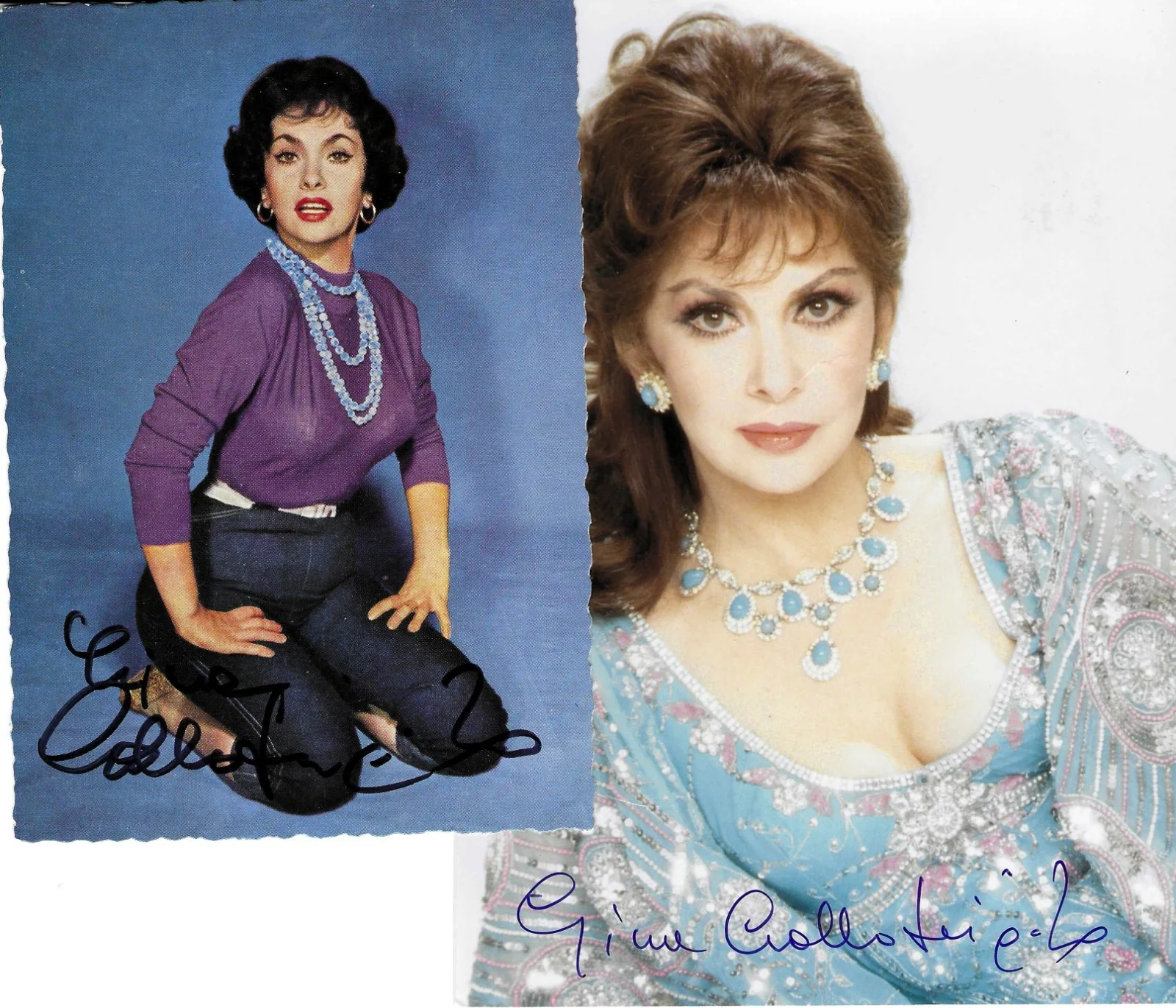 Gina Lollobrigida — 5 GINA LOLLOBRIGIDA autographed photos with UACC COA, изображение 2