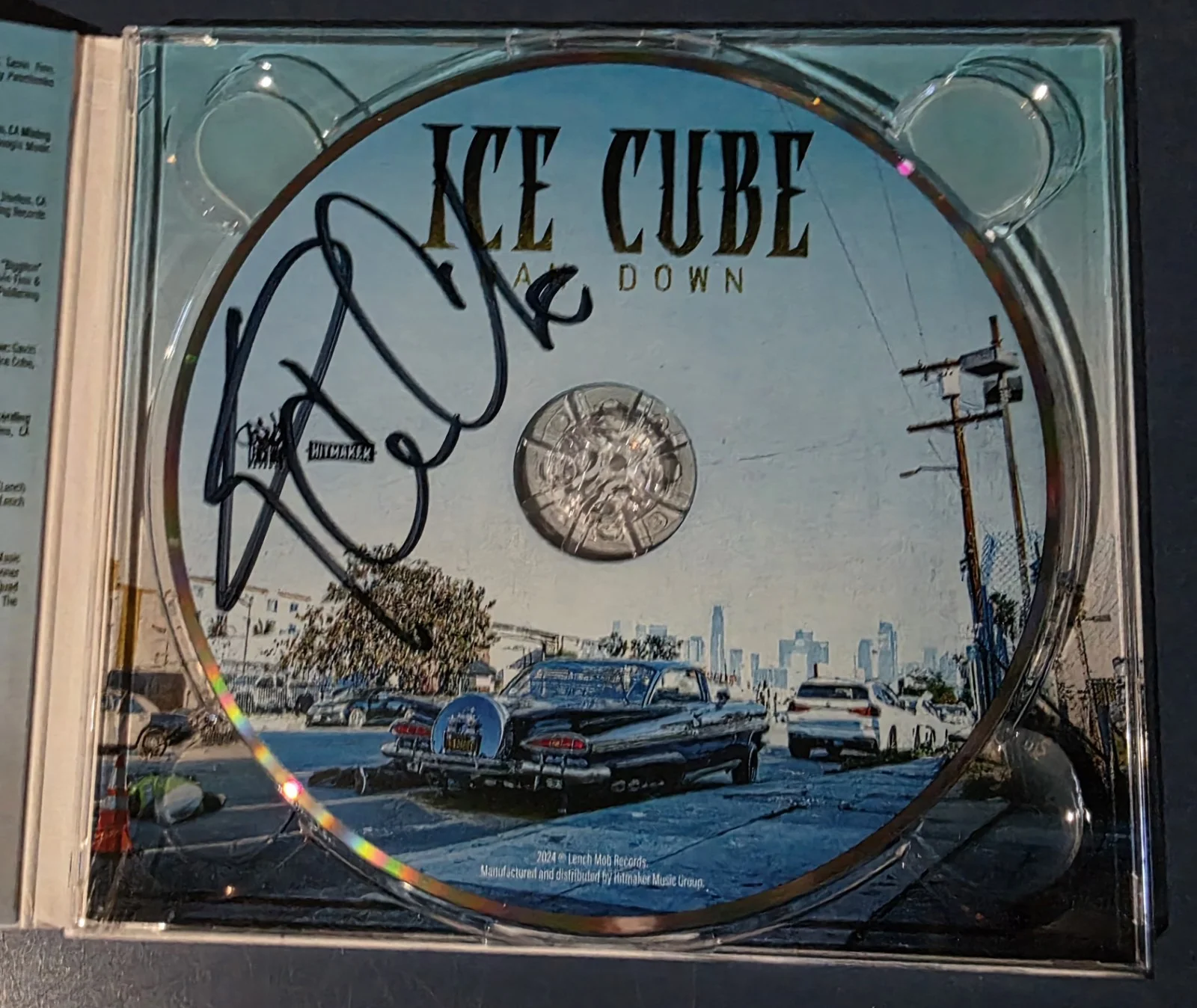 Ice Cube — Ice Cube Man Down Signed CD Autographed Disc & Digipak Authentic Rap, image 2