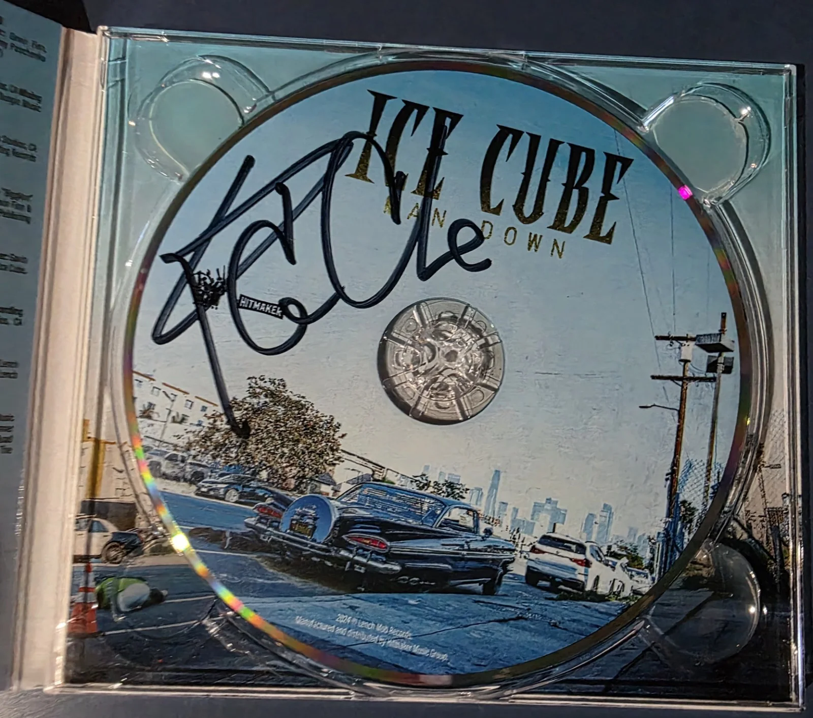 Ice Cube — Ice Cube Man Down Signed CD Autographed Disc & Digipak Authentic Rap, image 3