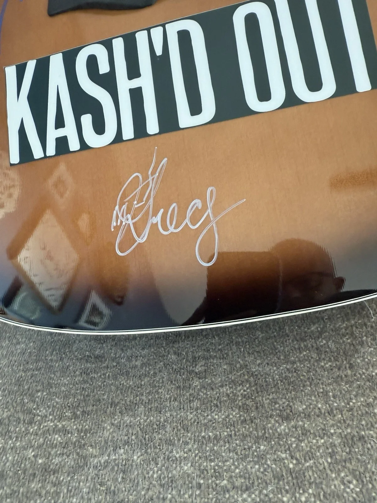 Kash’d Out Full Band Autographed Mitchell Acoustic Guitar - 1 Of 1!, image 2