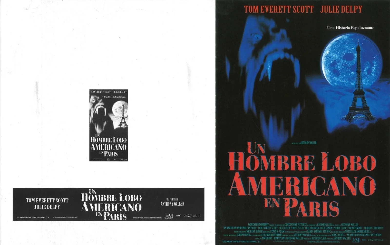 UN HOMBRE LOBO AMERICANO EN PARIS (1) / ORIGINAL SPANISH PRESS SHEET, image 2