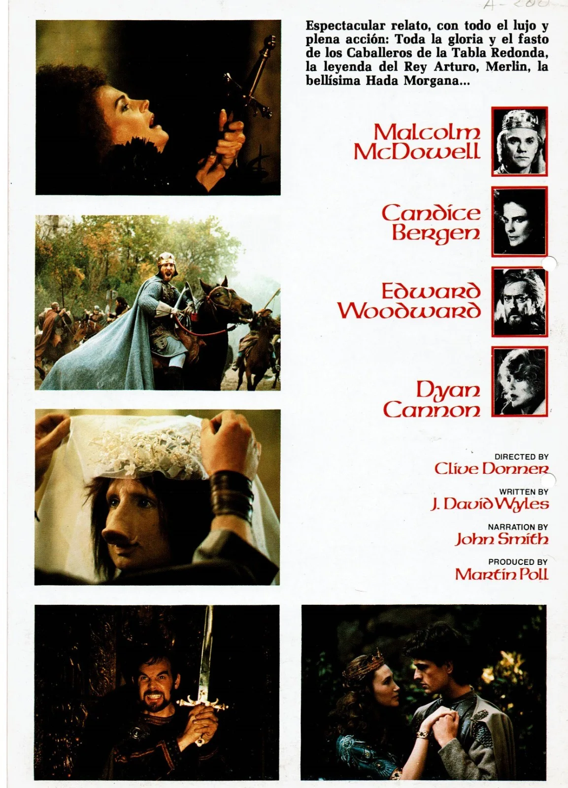 MERLIN Y EXCALIBUR aka ARTHUR THE KING (1) / ORIGINAL SPANISH PRESS SHEET, image 2