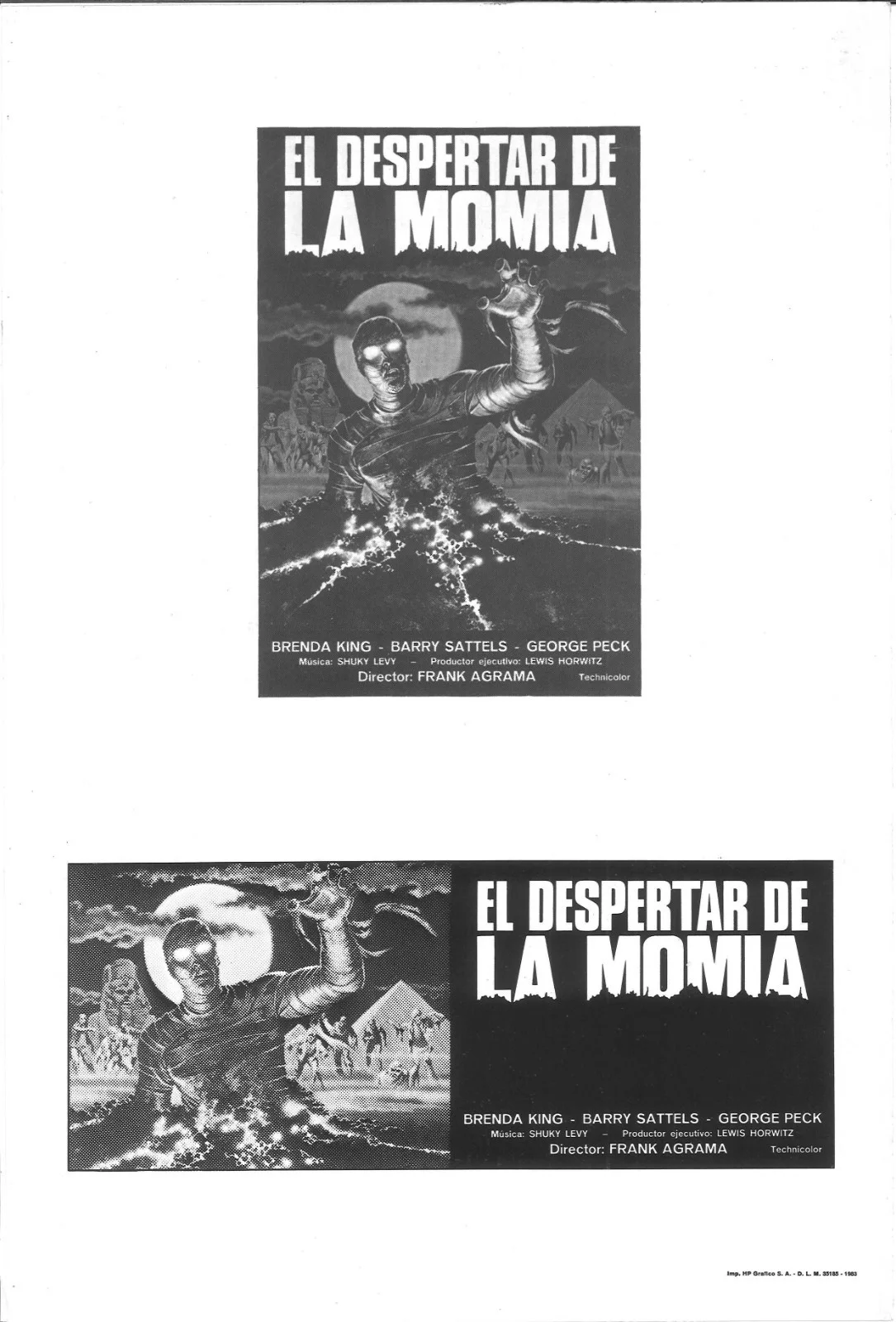 EL DESPERTAR DE LA MOMIA (1) / ORIGINAL SPANISH PRESS SHEET, image 4