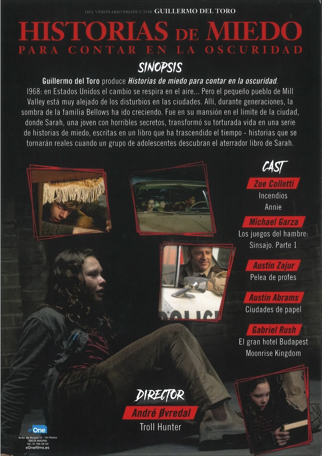 HISTORIAS DE MIEDO aka SCARY STORIES TO TE... (1) / ORIGINAL SPANISH PRESS SHEET, image 2