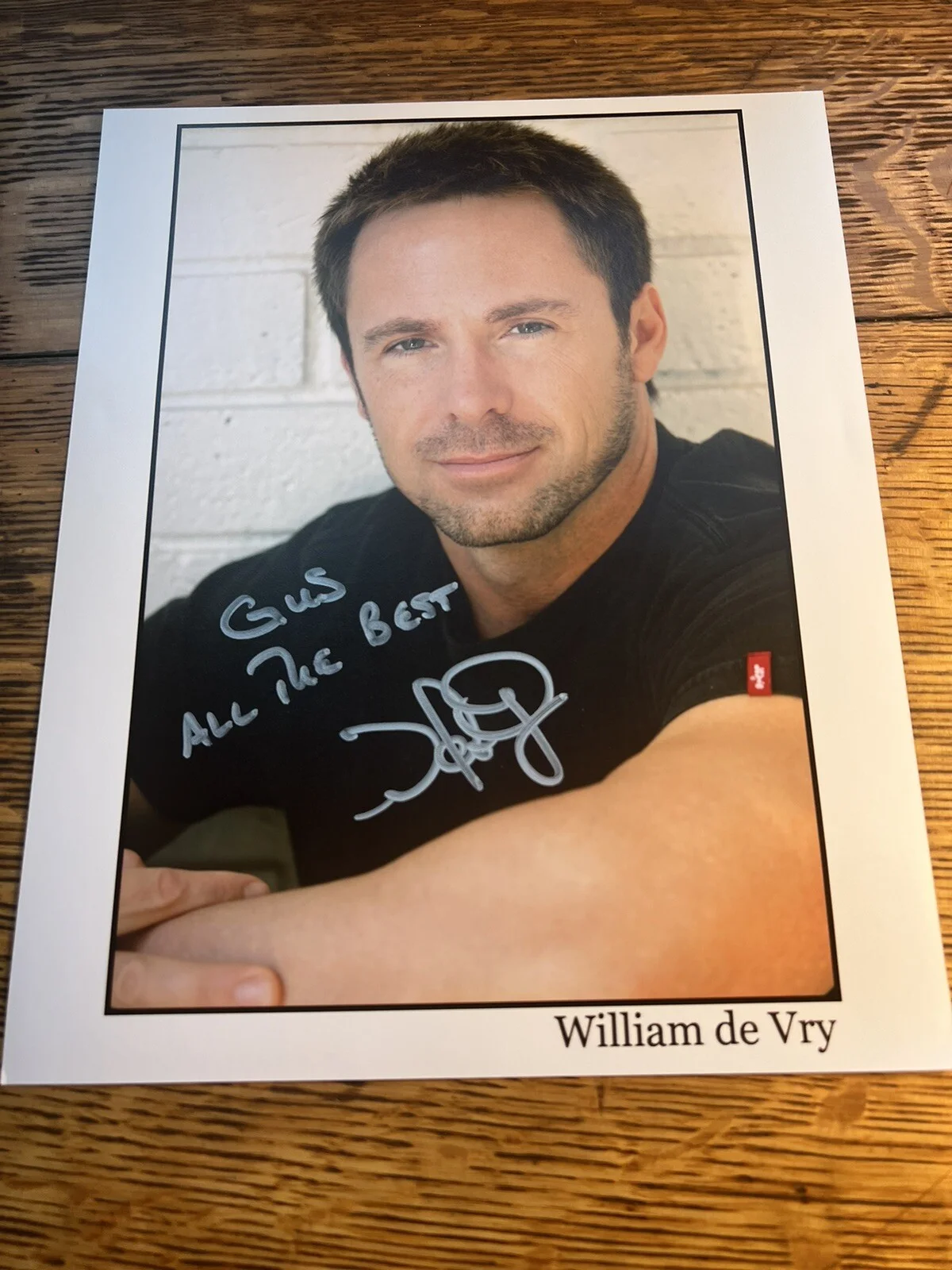 Autographed William DeVry signed 8x10 All My Children General Hospital, image 2