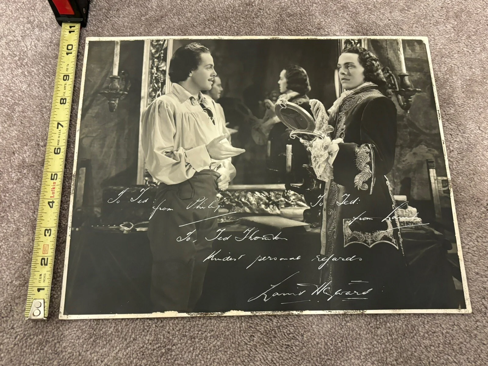 Louis Hayward Man In Iron Mask 1939 Signed Autograph Jsa Photo Rare! Pleaseread, изображение 2