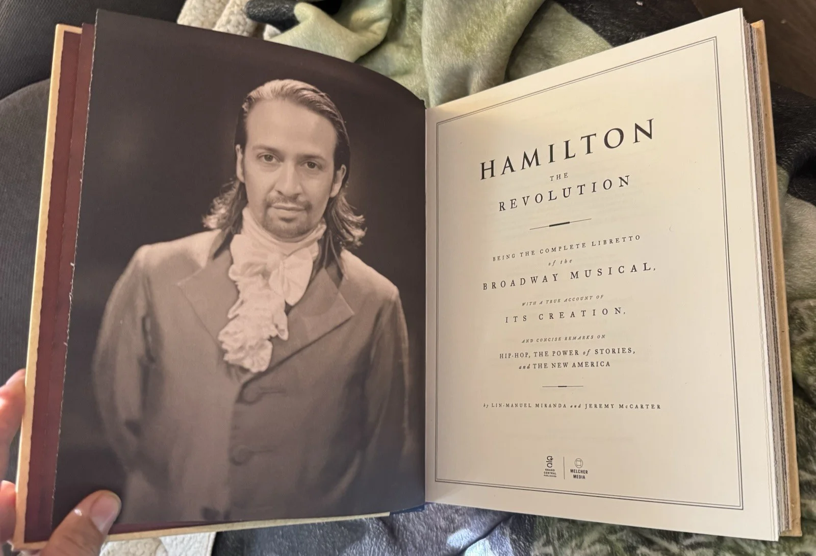 Lin-Manuel Miranda — Lin Manuel Miranda Signed Autographed Book , Hamilton The Revolution, image 2