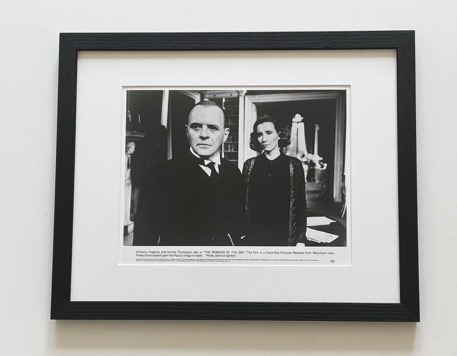 The Remains of the Day Photo Original Framed 8X10 Inch B&W Press Publicity Still, изображение 2