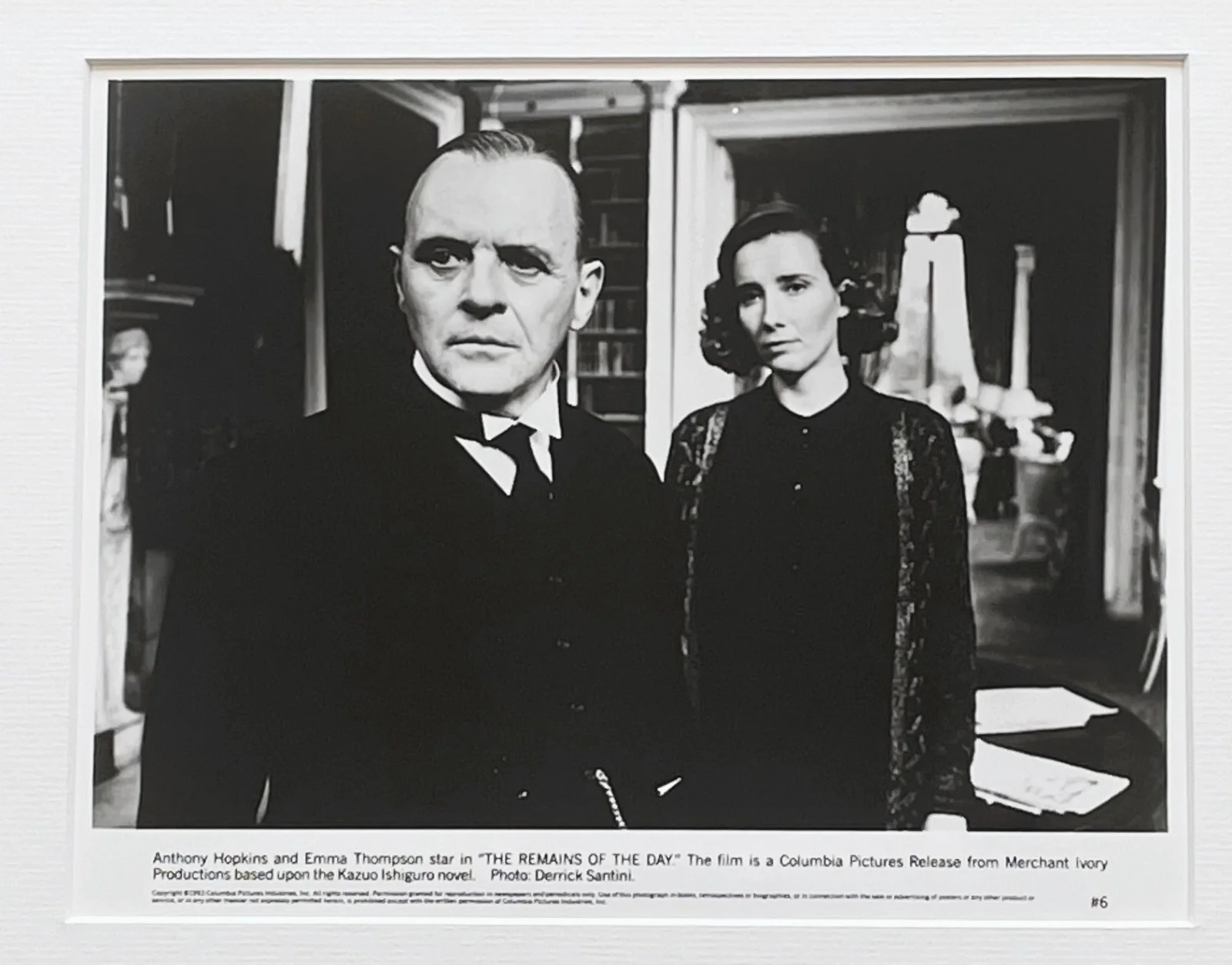 The Remains of the Day Photo Original Framed 8X10 Inch B&W Press Publicity Still, изображение 3