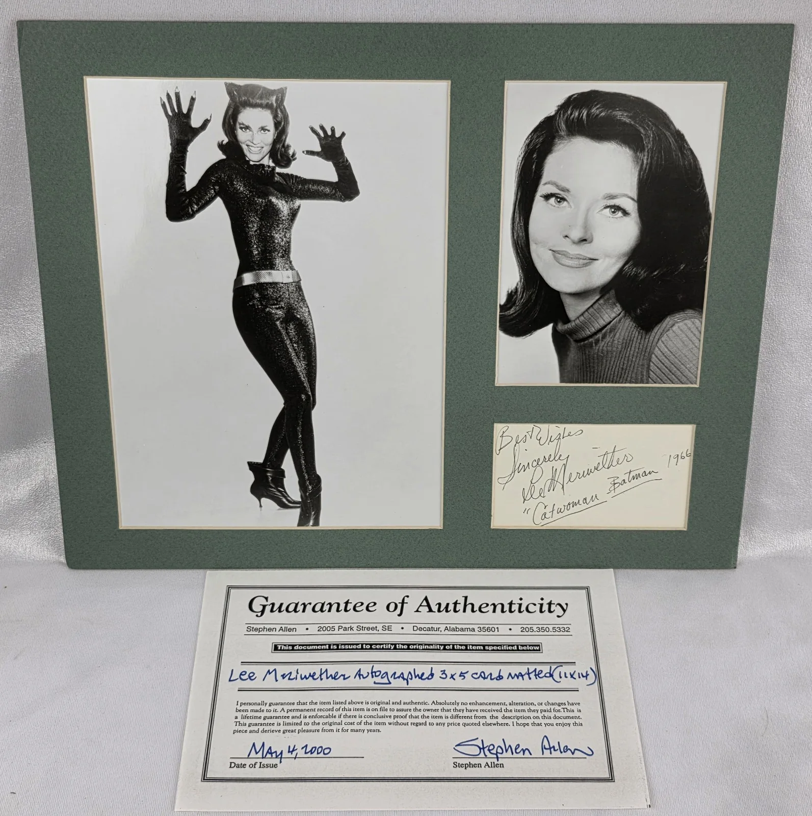 Lee Meriwether — 1966 Batman Catwoman Lee Meriwether Autograph w/ COA 11x14 Matte