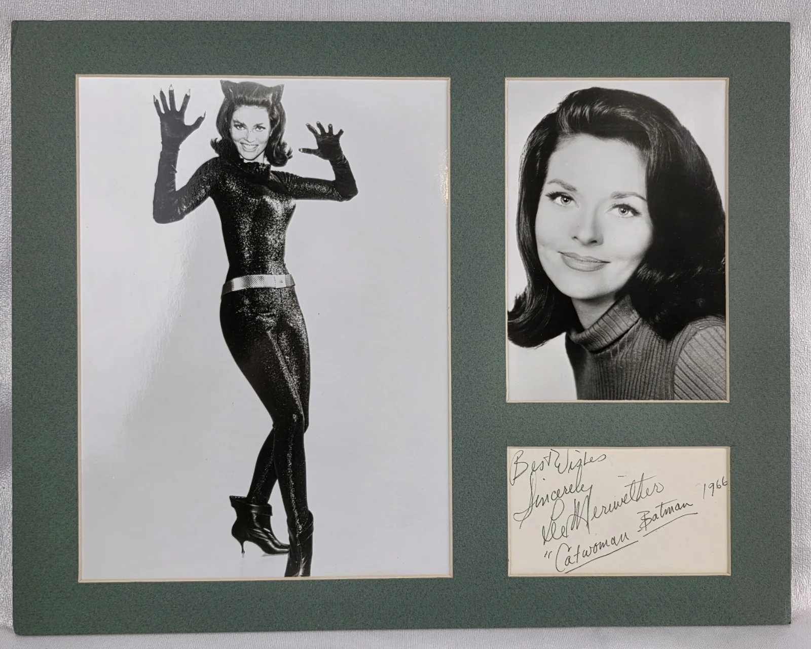 Lee Meriwether — 1966 Batman Catwoman Lee Meriwether Autograph w/ COA 11x14 Matte, image 2