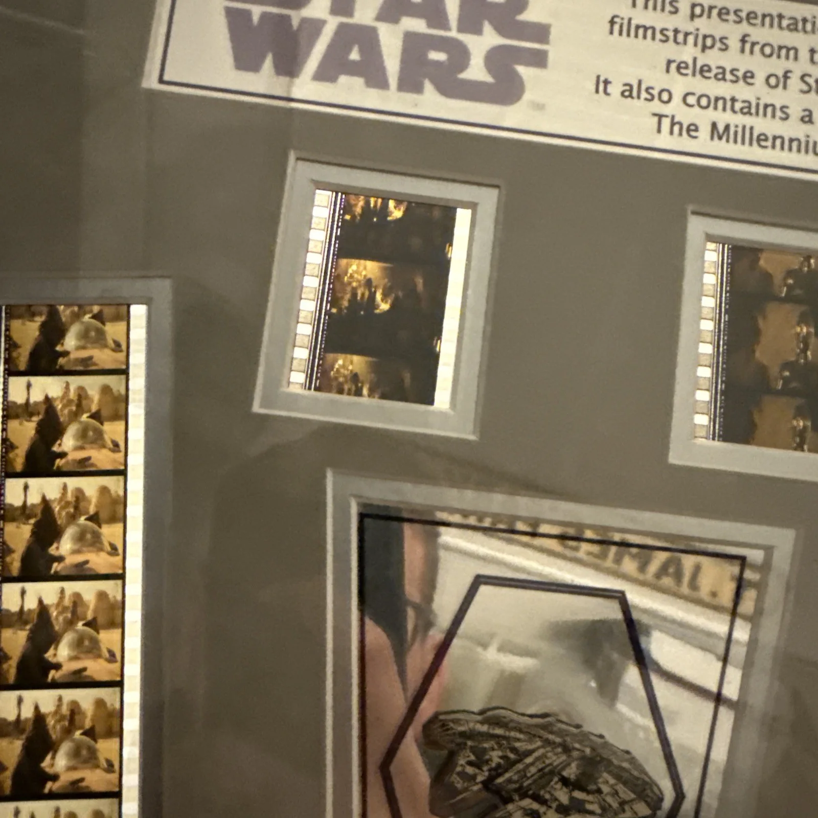 Star Wars A New Hope Original Film Cell Ltd Edition 303/430 Framed Display 35mm, image 4
