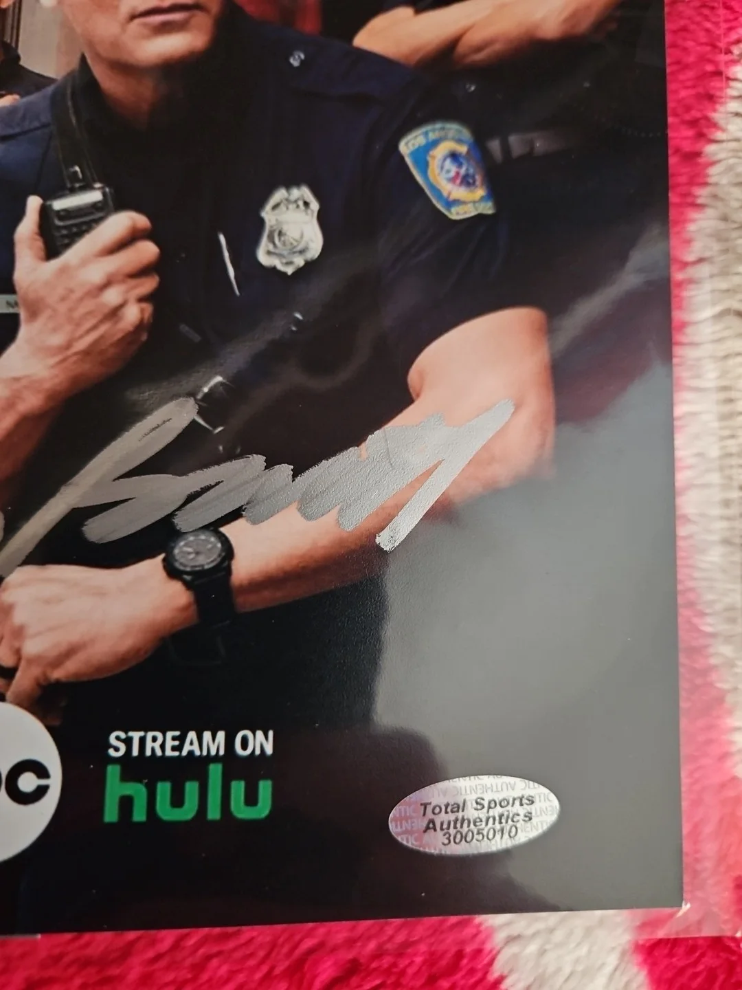 PETER KRAUSE ANGELA BASSETT — PETER KRAUSE ANGELA BASSETT DUAL SIGNED 8X10 PHOTO 911 BOBBY NASH AUTOGRAPH COA, изображение 4