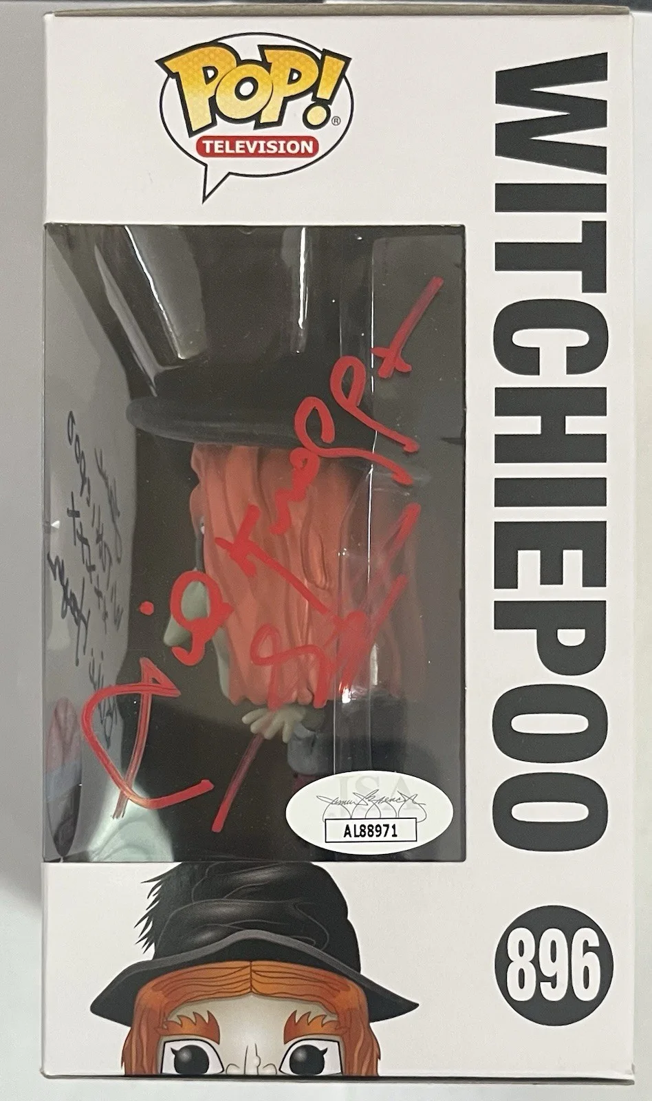 Billie Hayes, Sid Korfft — SIGNED SID KROFFT & BILLIE HAYES HR PUFFNSTUFF WHITCHIEPOO FUNKO POP #896 JSA, изображение 3