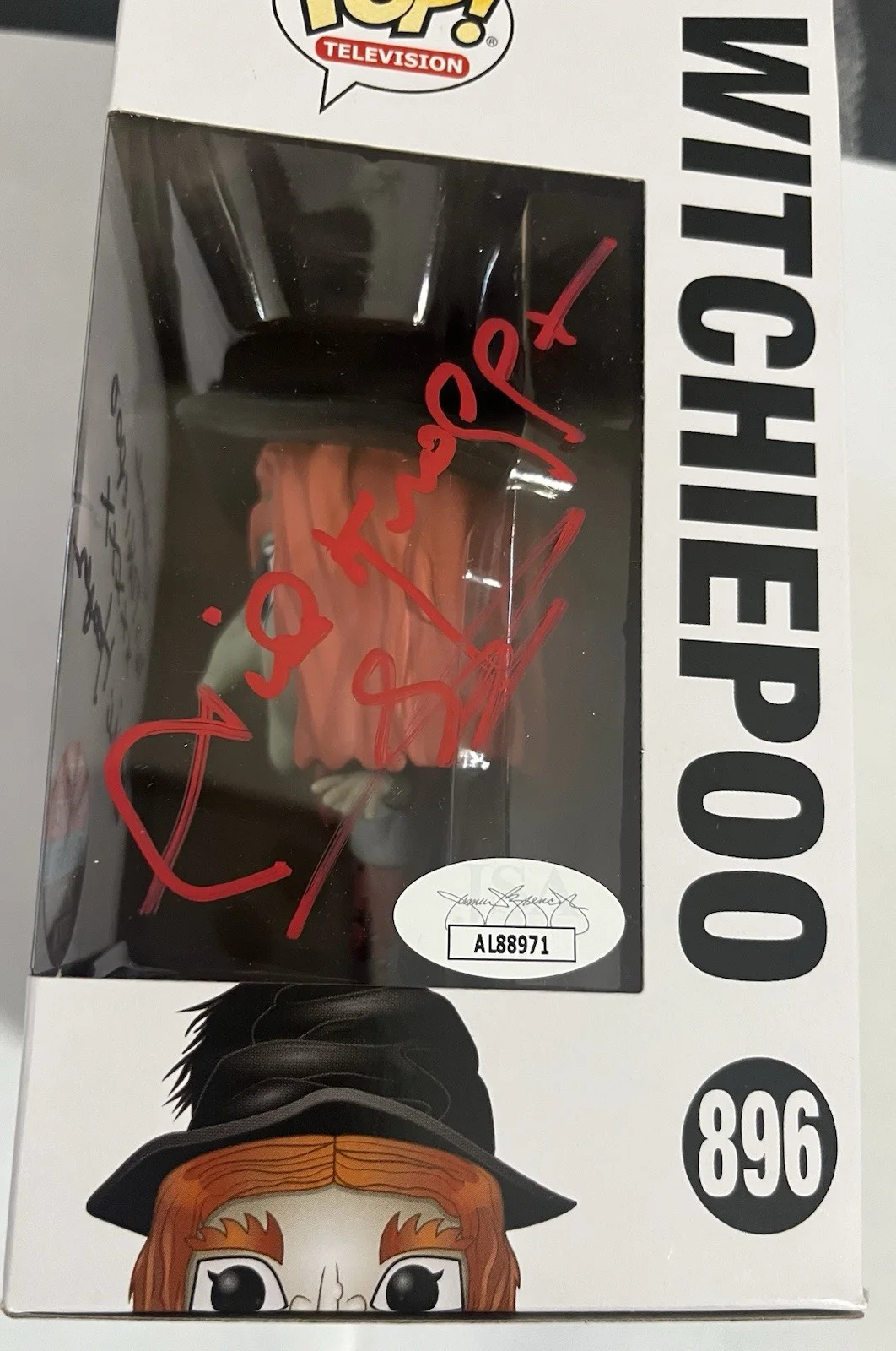 Billie Hayes, Sid Korfft — SIGNED SID KROFFT & BILLIE HAYES HR PUFFNSTUFF WHITCHIEPOO FUNKO POP #896 JSA, изображение 4