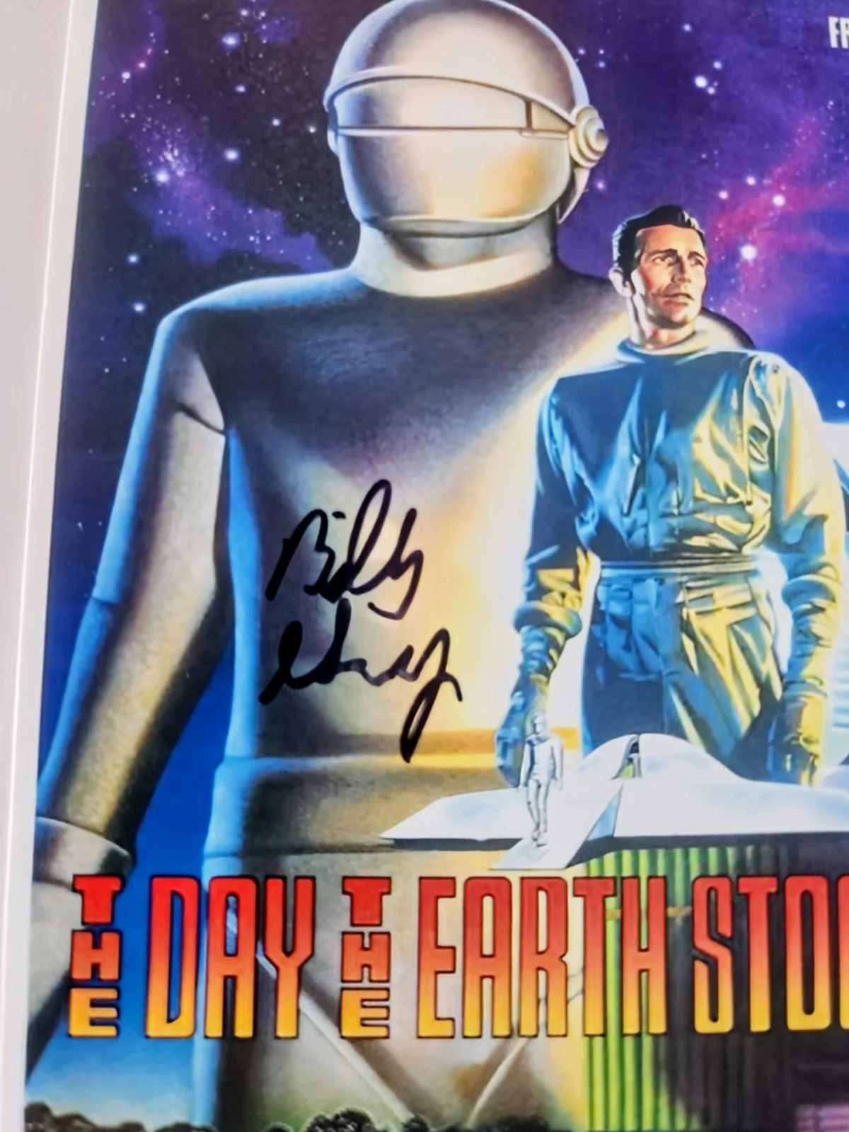 BILLY GRAY — BILLY GRAY SIGNED 4×6 PHOTO & A BREYGENT CARD "THE DAY THE EARTH STOOD STILL", изображение 3