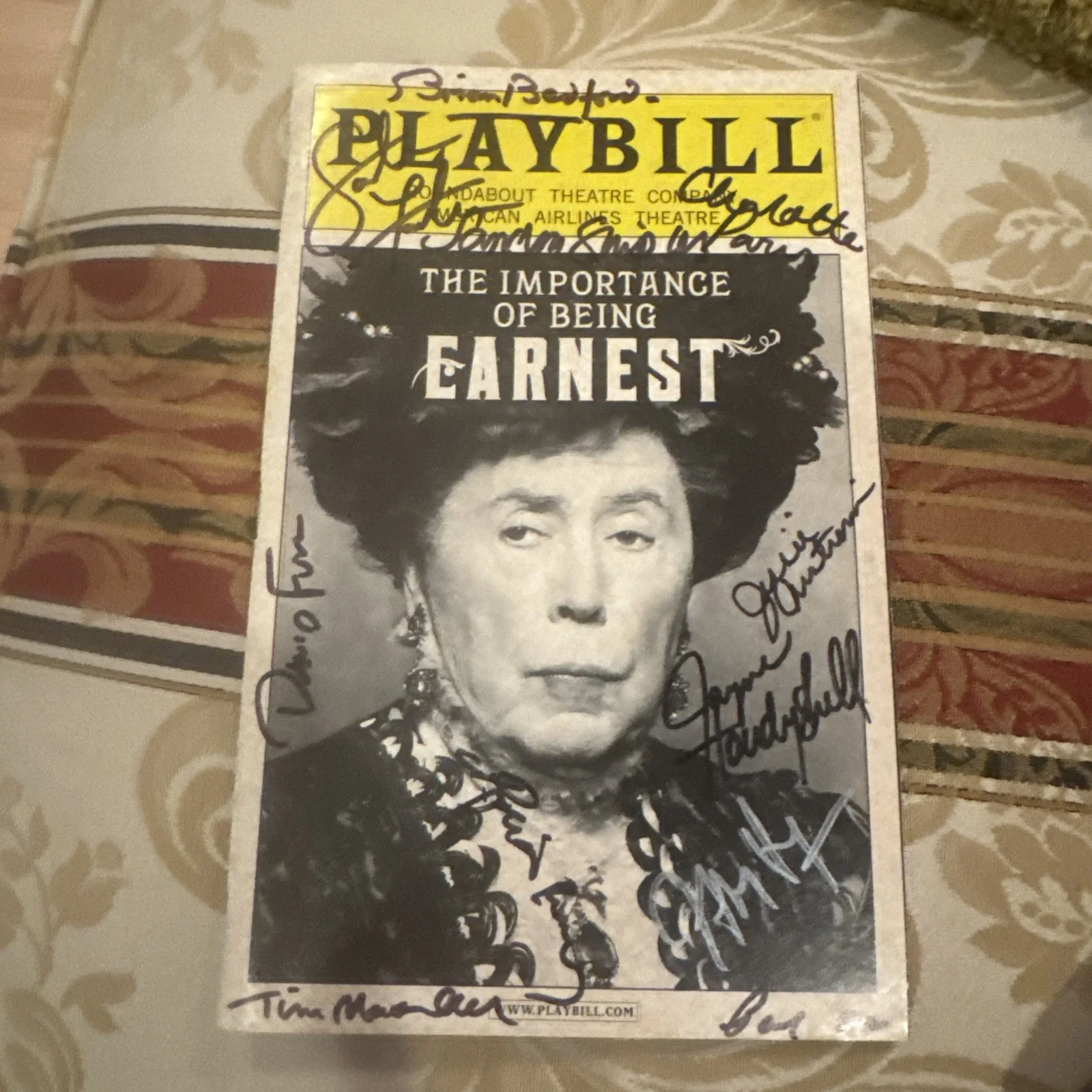 BRIAN BEDFORD Signed Autographed Playbill, image 4
