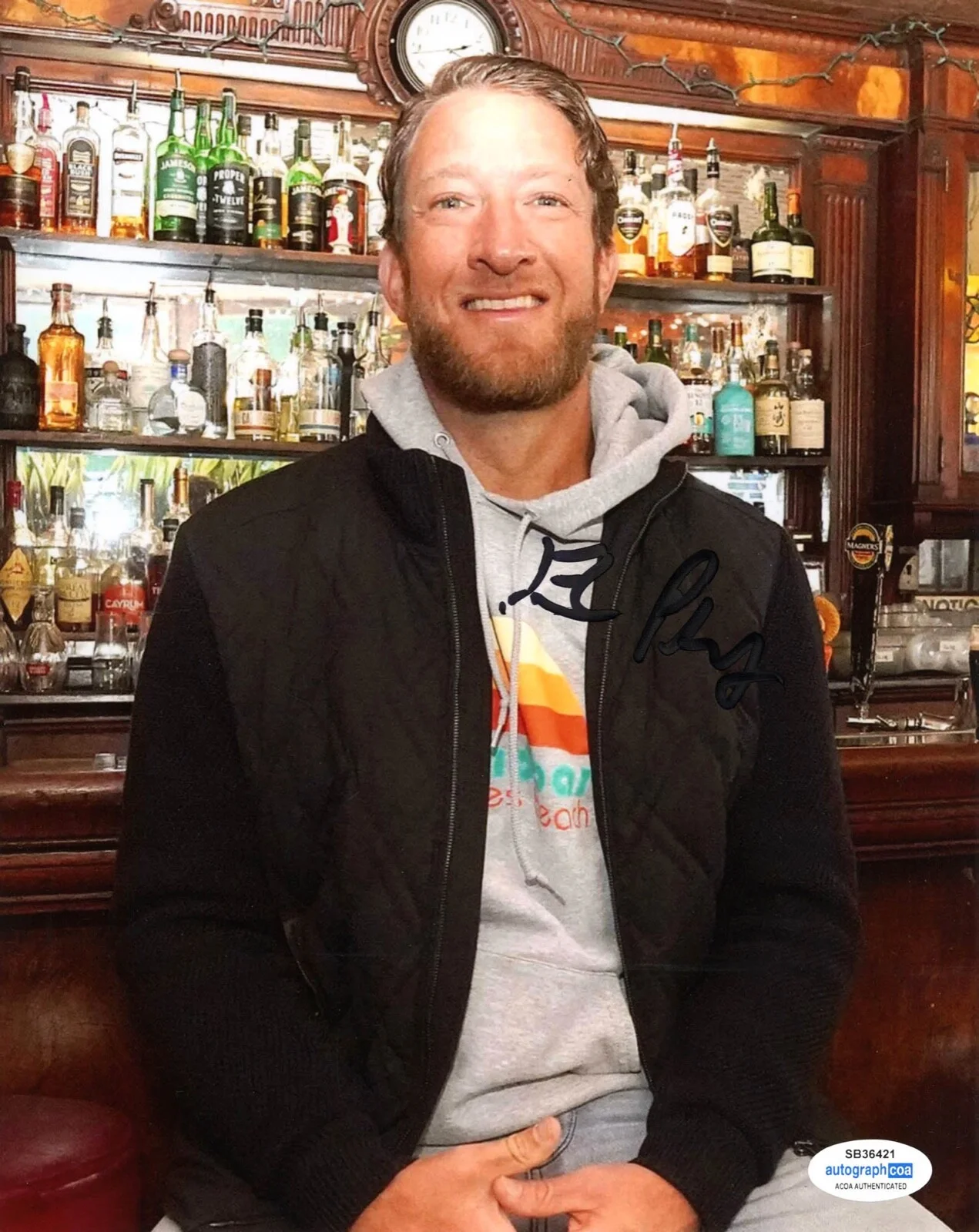 DAVE PORTNOY — Dave Portnoy signed 8x10 Photo "BARSTOOL SPORTS" a AUTO El Presidente ACOA COA, изображение 4