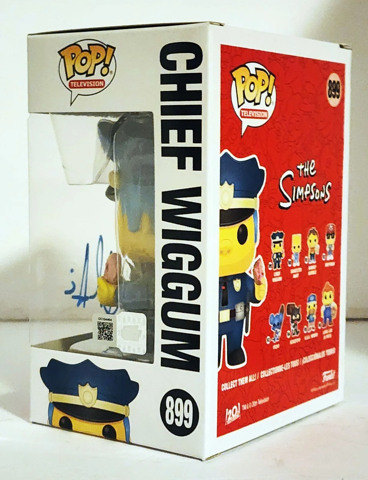 Autographed Simpson's Chief Wiggum Funko Pop #899 Signed By Hank Azaria W/COA, image 3