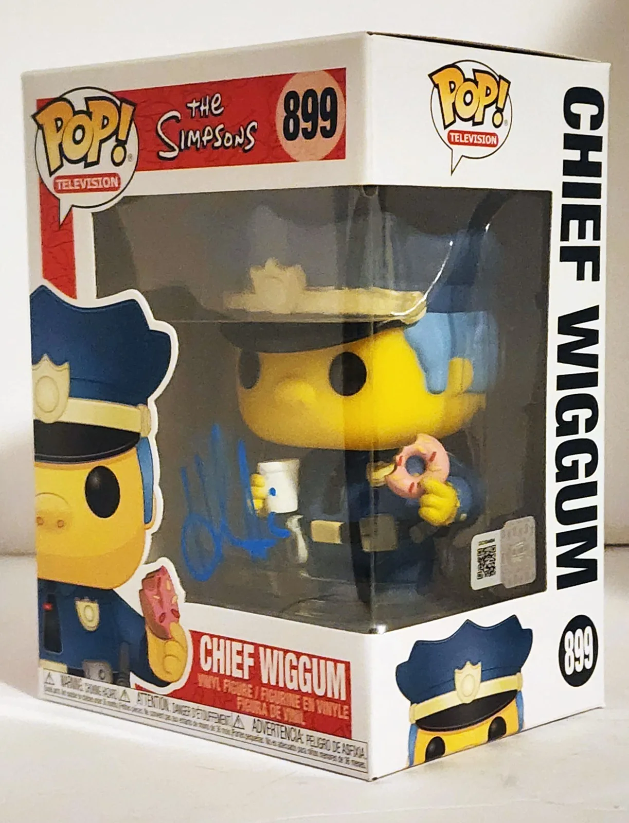 Autographed Simpson's Chief Wiggum Funko Pop #899 Signed By Hank Azaria W/COA, image 5