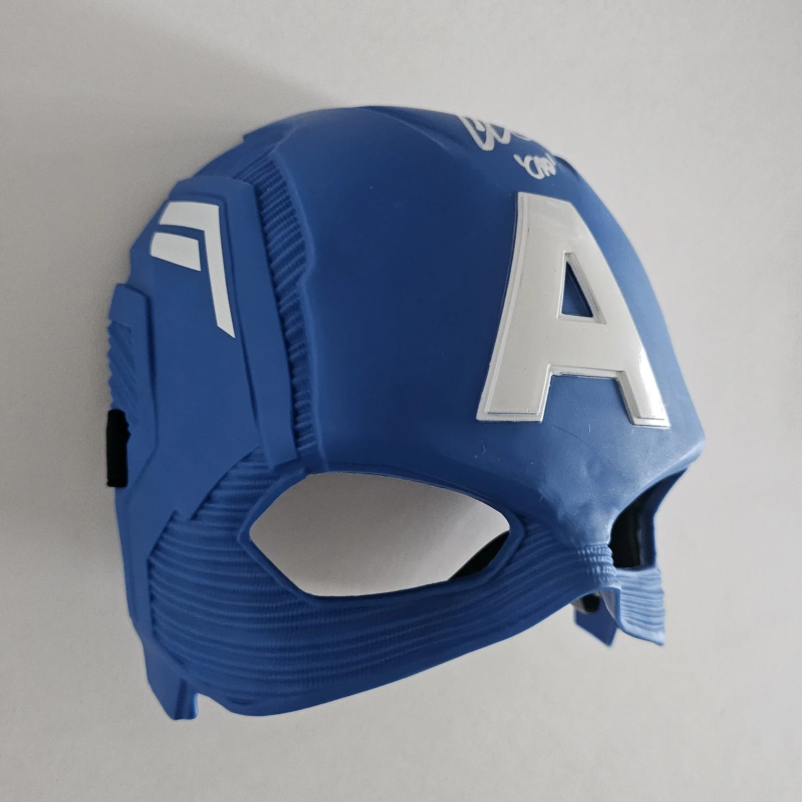 Chris Evans — Chris Evans Signed Captain America Mask Replica Marvel Autograph Prop Auto COA, image 4