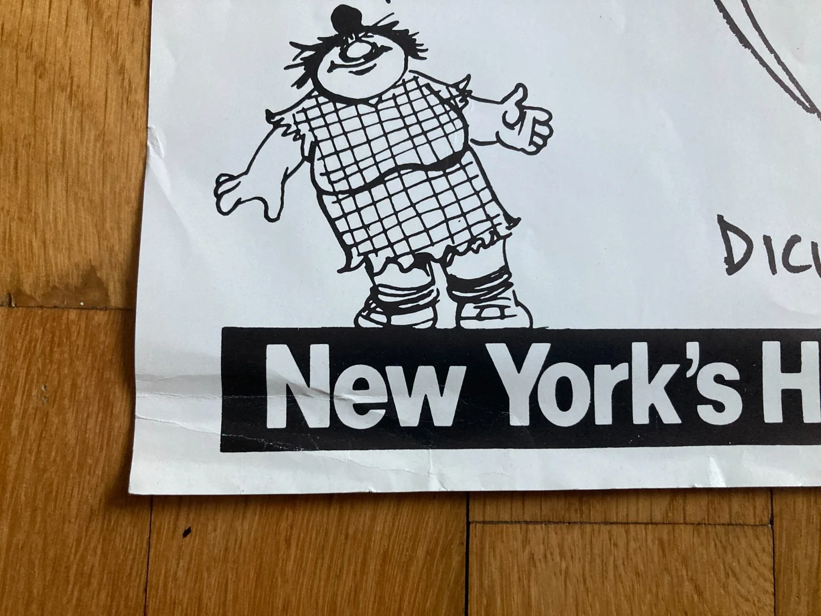 Dick Schaap — Dick Schaap Signed Autographed 11x15 Daily News 3rd Ave Festival Poster Print, изображение 3