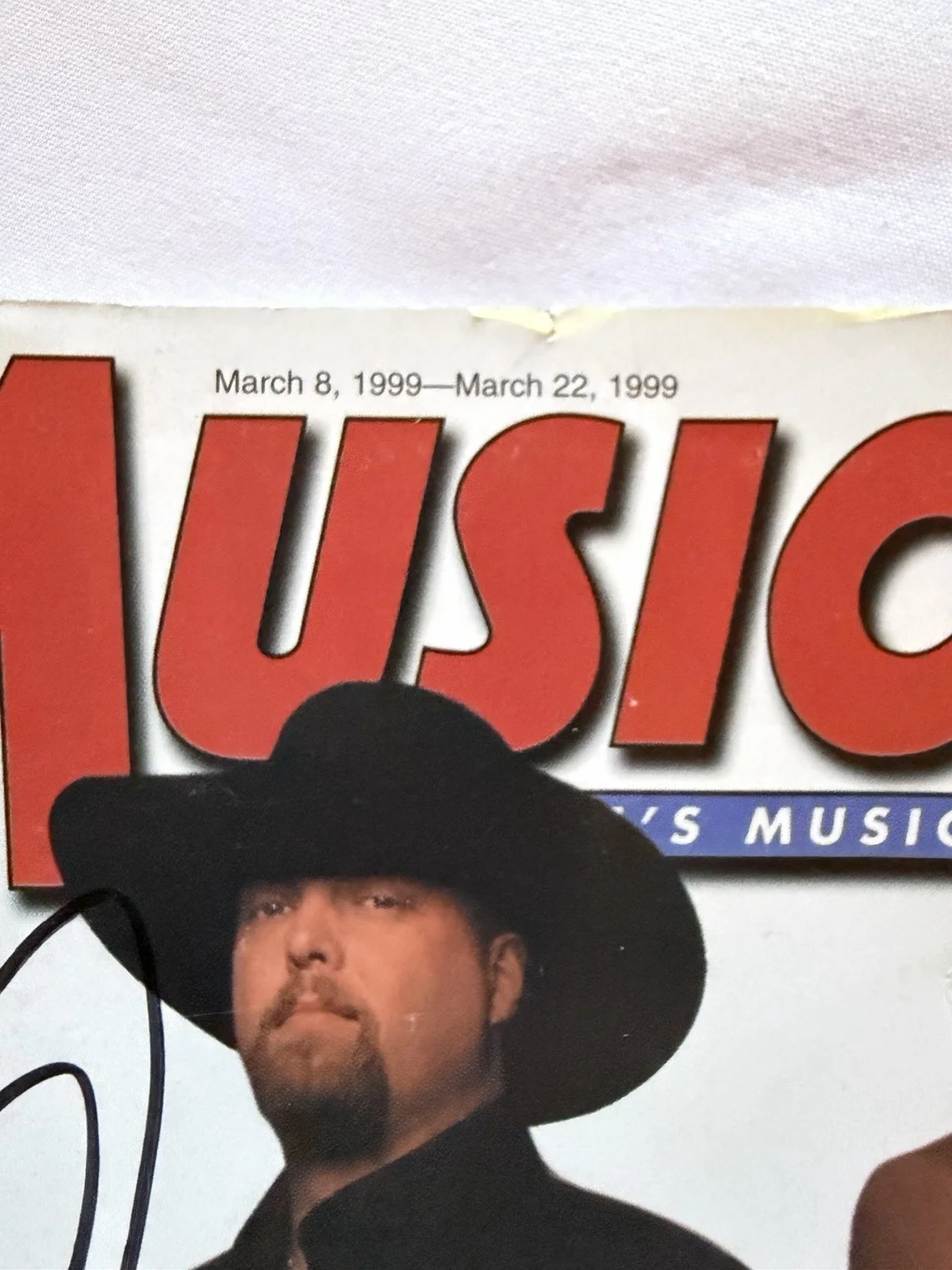 Montgomery Gentry Signed Original Music Row Magazine March 1999 SAS Certified, image 4