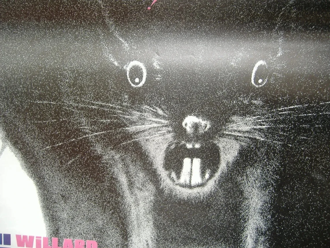 Willard (1971) Original Japanese B2 Cinema Poster 20"x28" Bruce Davison, image 2