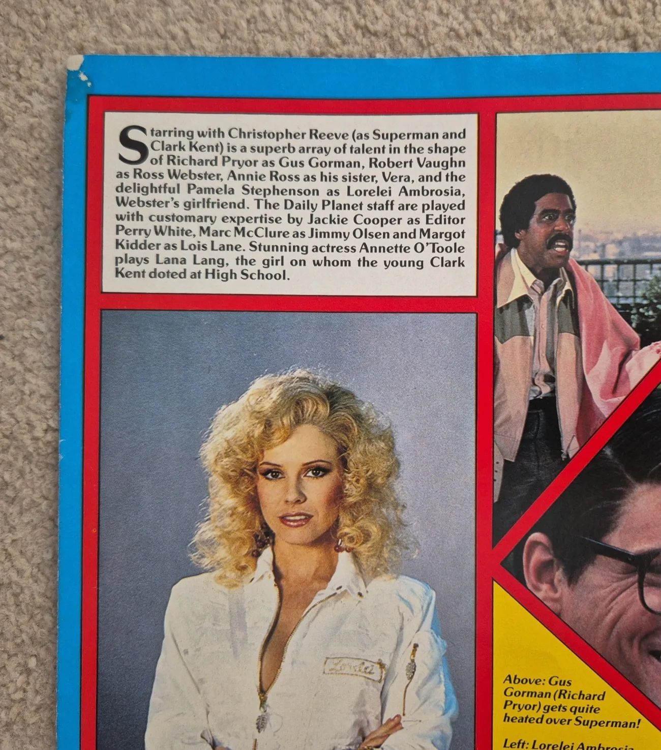 1983 Movie Poster Souvenir Superman 3, изображение 4