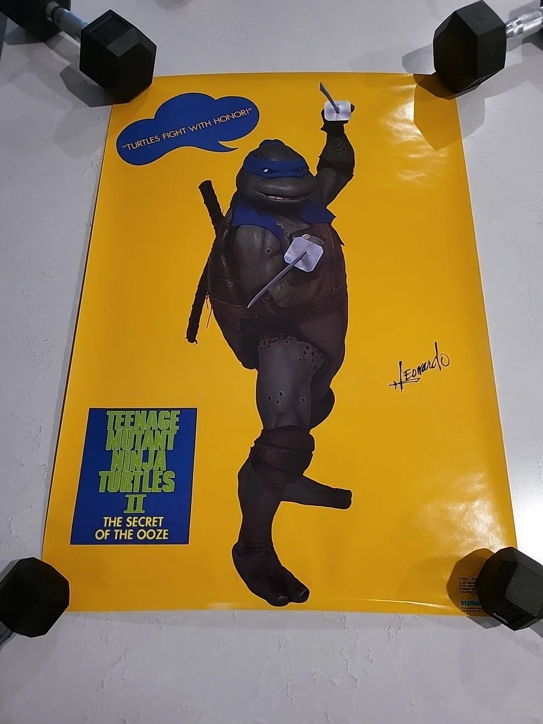Teenage Mutant Ninja Turtles TMNT The Secret Of The Ooze Signed Posters Set Of 4, изображение 2