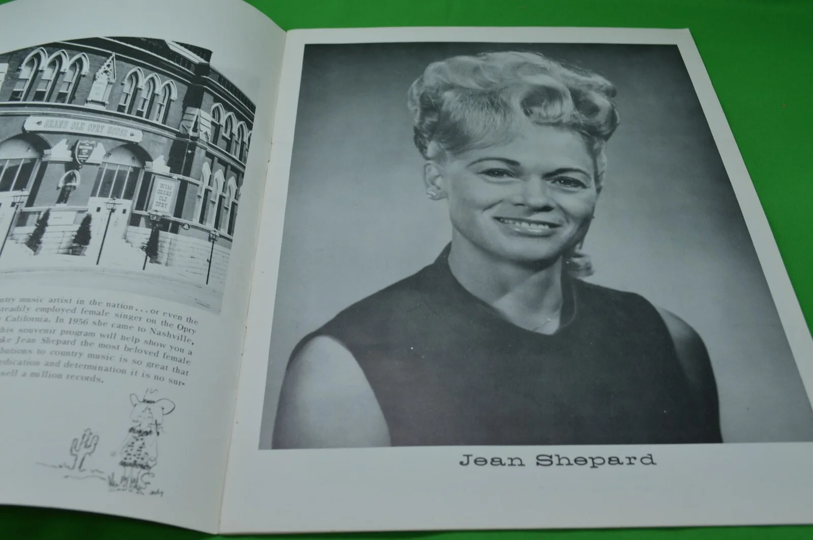 The Jean Shepard Show Autographed 1970 Grand Old Opry Program Guide, image 4