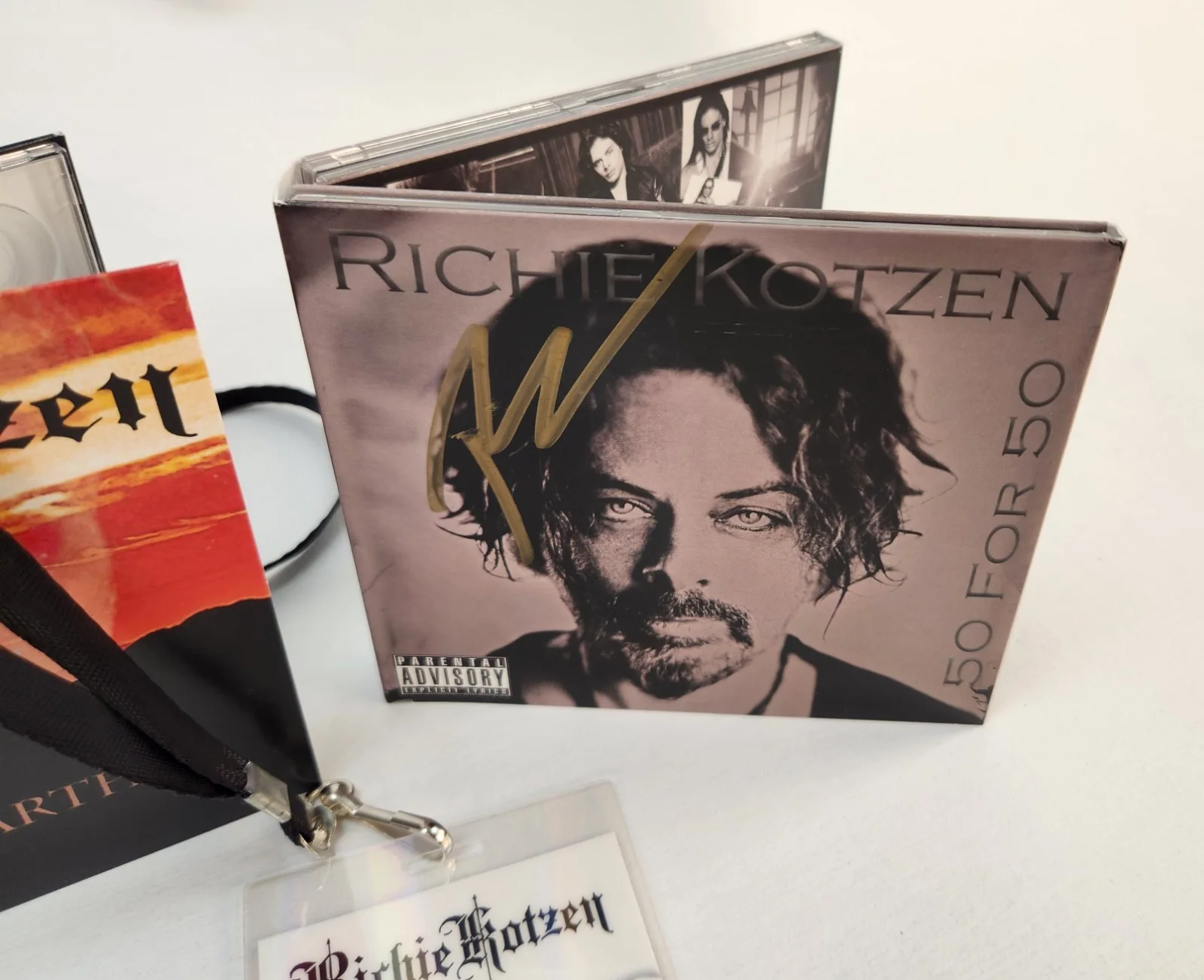 Richie Kotzen — Richie Kotzen Autographed Fan Bundle – Signed CDs + VIP Pass, image 5