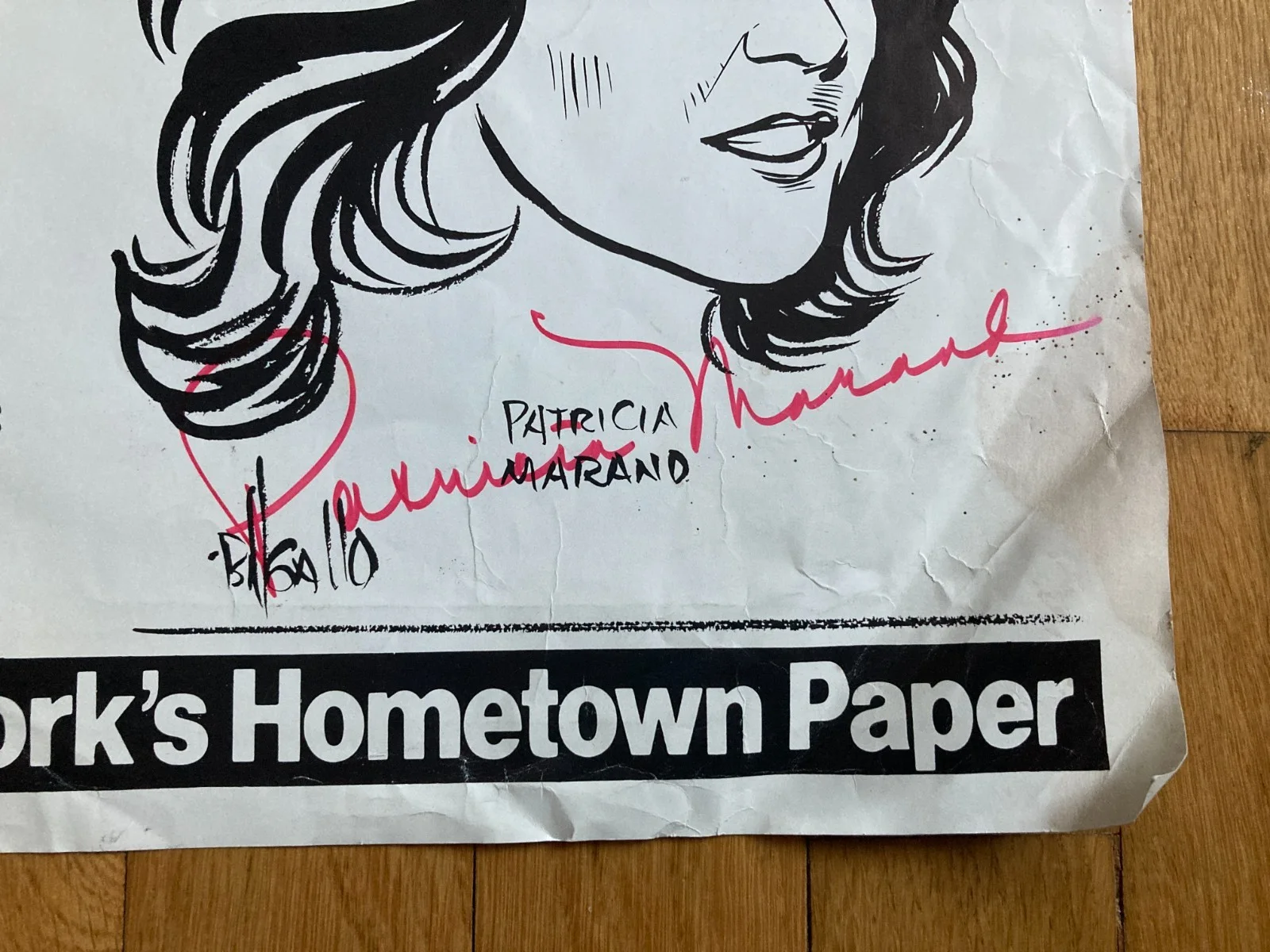Patricia Marand — Patricia Marand Signed 11x15 Daily News 3rd Ave Festival Bill Gallo Poster Print, изображение 3