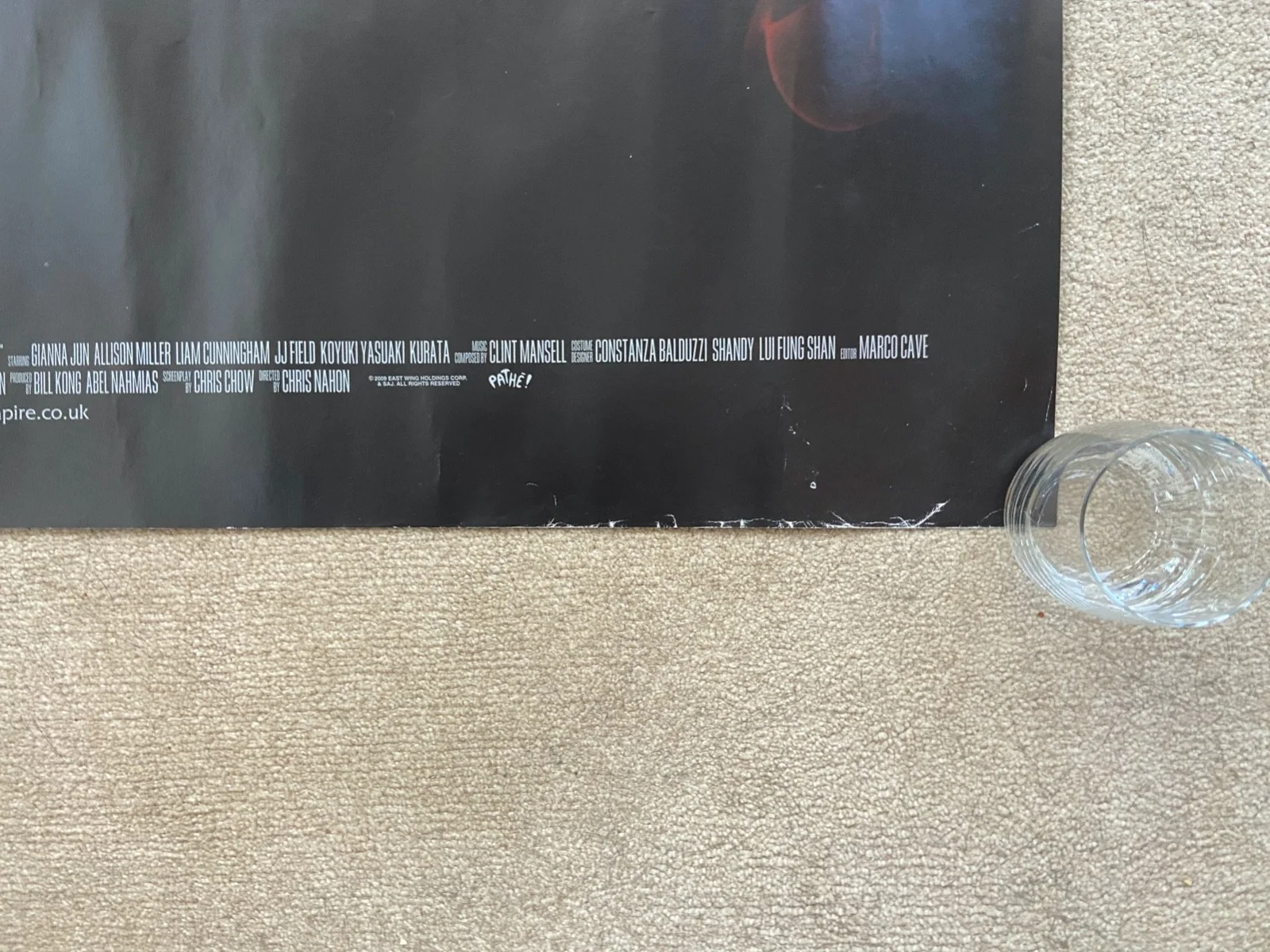THE GOOD THIEF Nick Nolte Original RARE UK DS Quad Cinema Poster Rolled 30x40, изображение 2