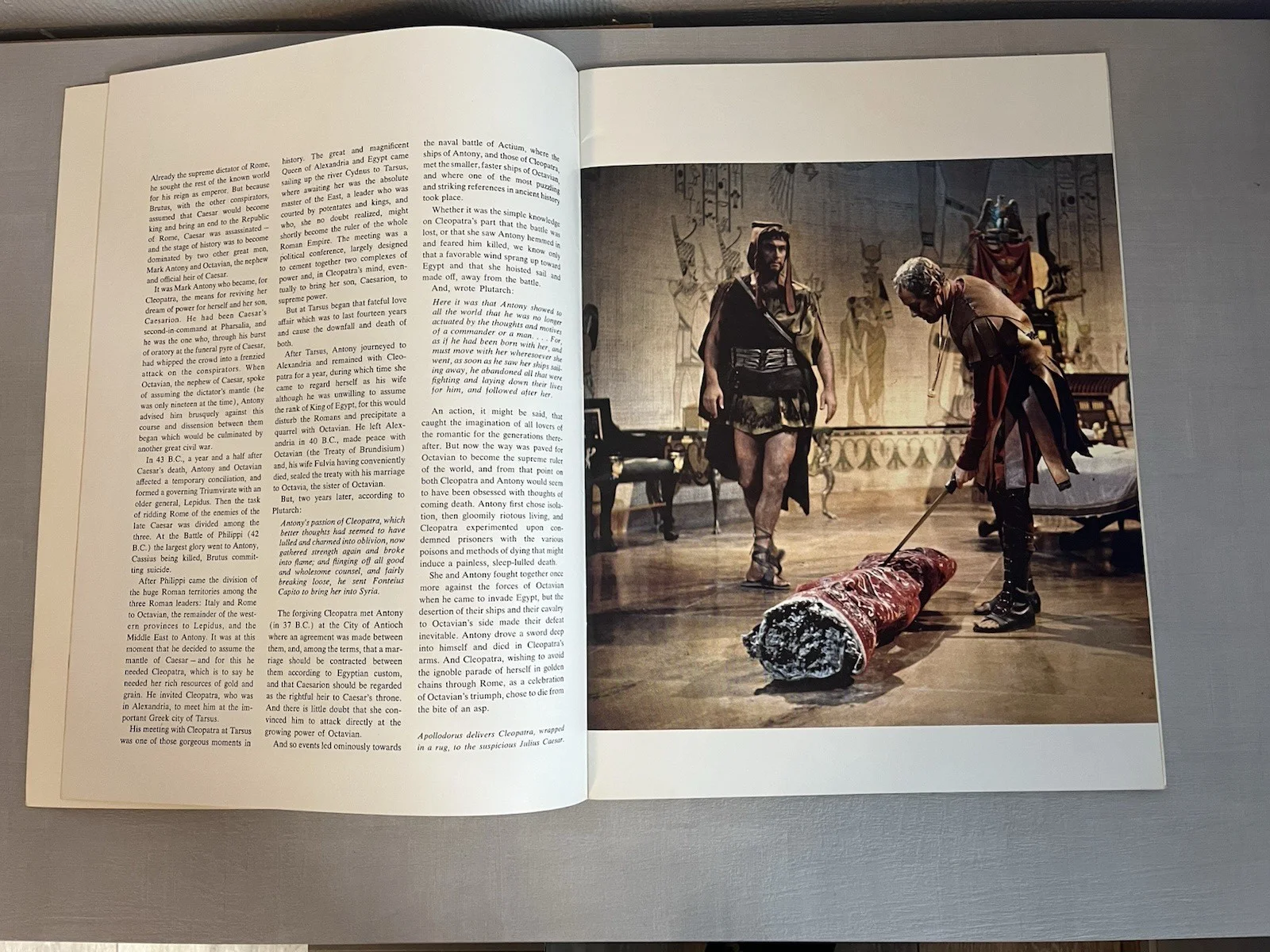 Cleopatra Original 1963 Souvenir Movie Program Liz Taylor Richard Burton, image 3