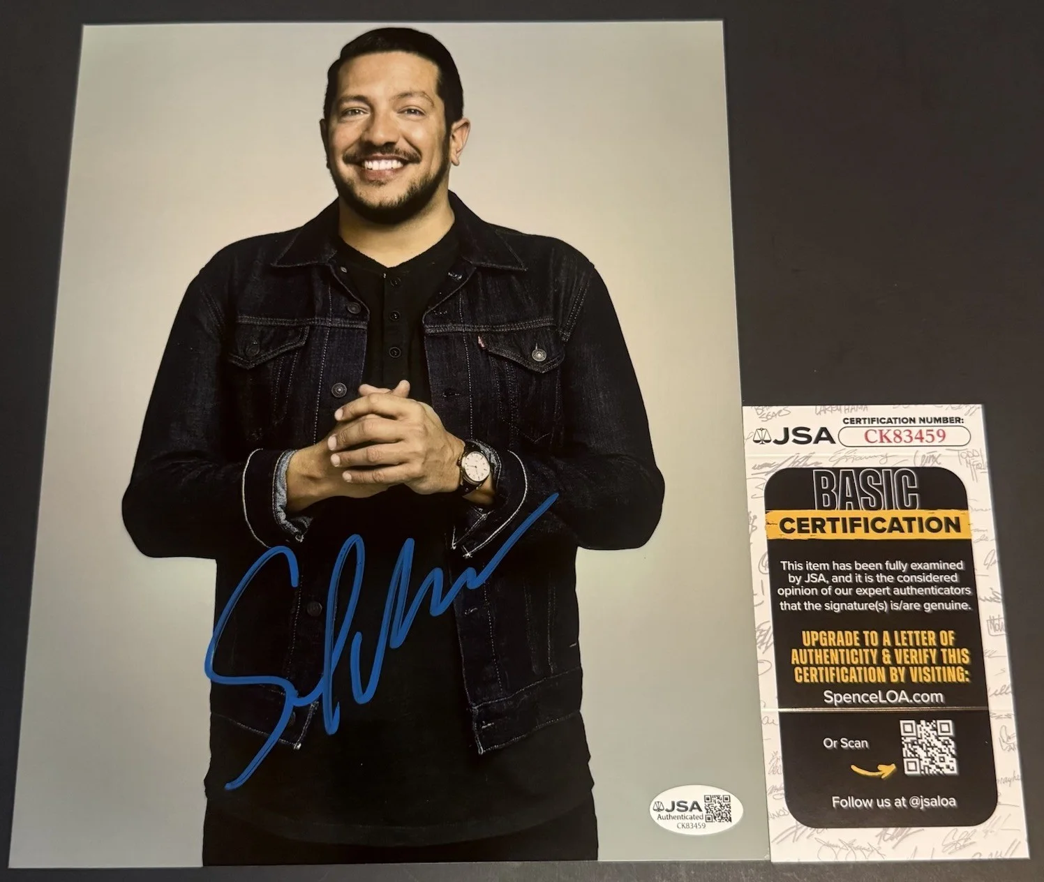 Sal Vulcano — Sal Vulcano Signed 8x10 Autographed Photo Impractical Jokers Actor JSA COA