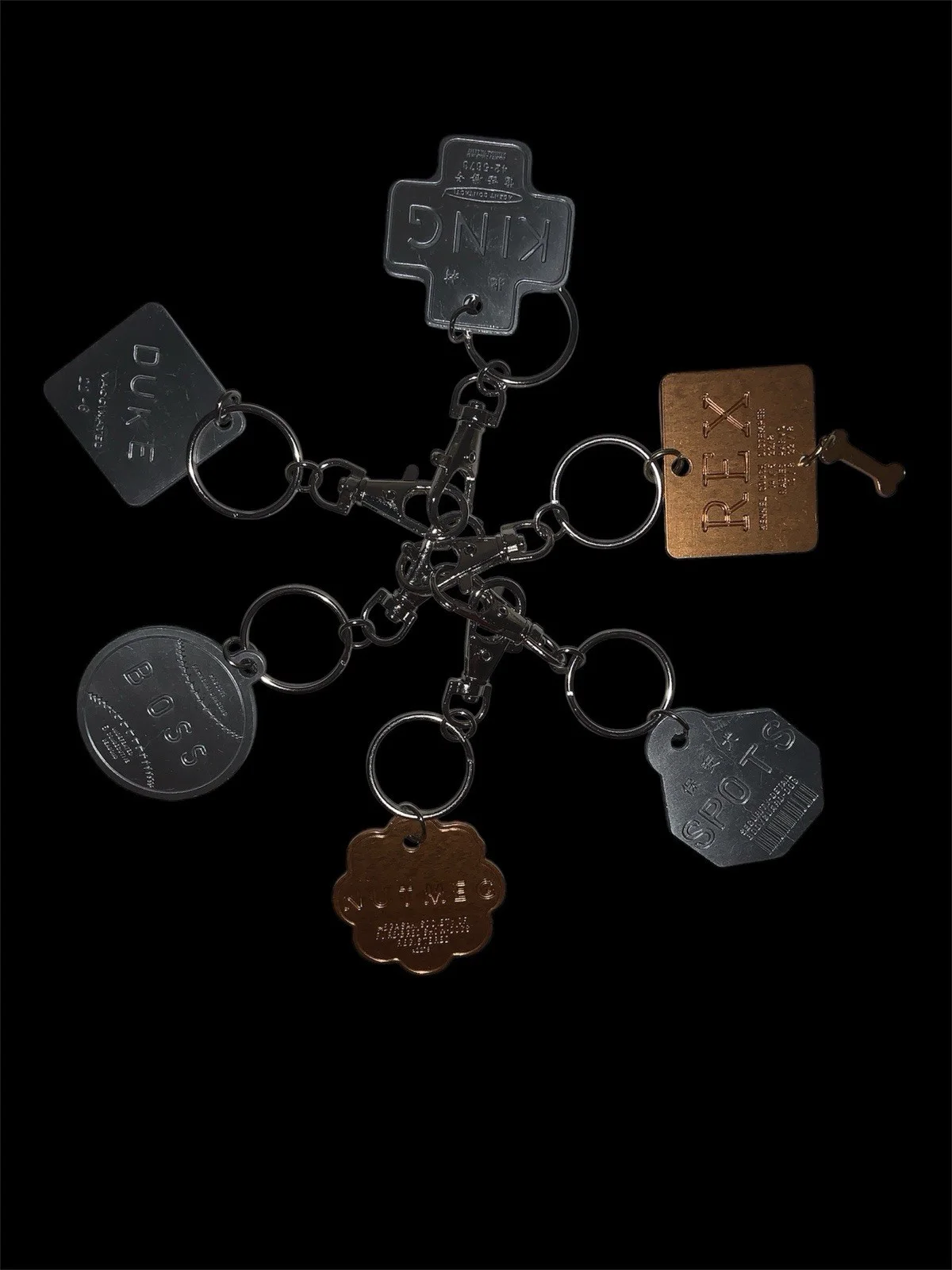 Isle Of Dogs Rare Press Kit Coller Keychains Full Set Mega Rare, image 2
