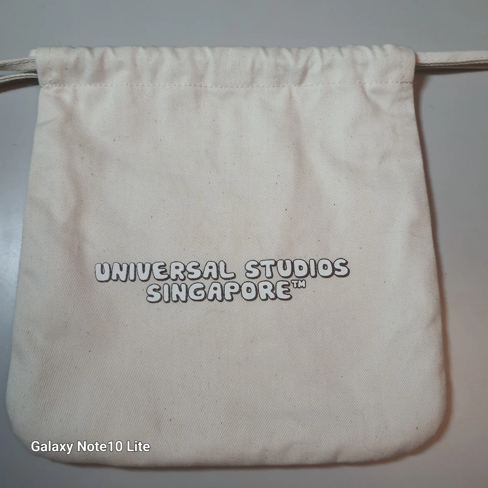 2016 Elmo Sesame Street canvas pull string bag Universal Studios Singapore, image 4