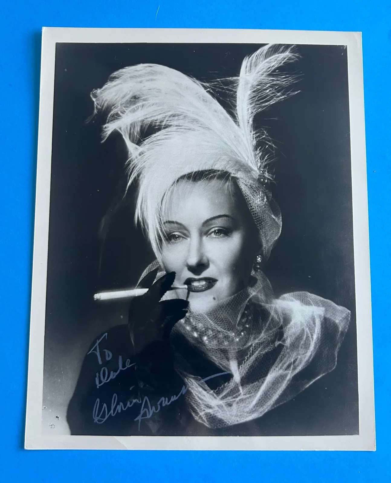 Gloria Swanson — Gloria Swanson ( Norma Desmond in Sunset Boulevard ) Hand Signed Photograph