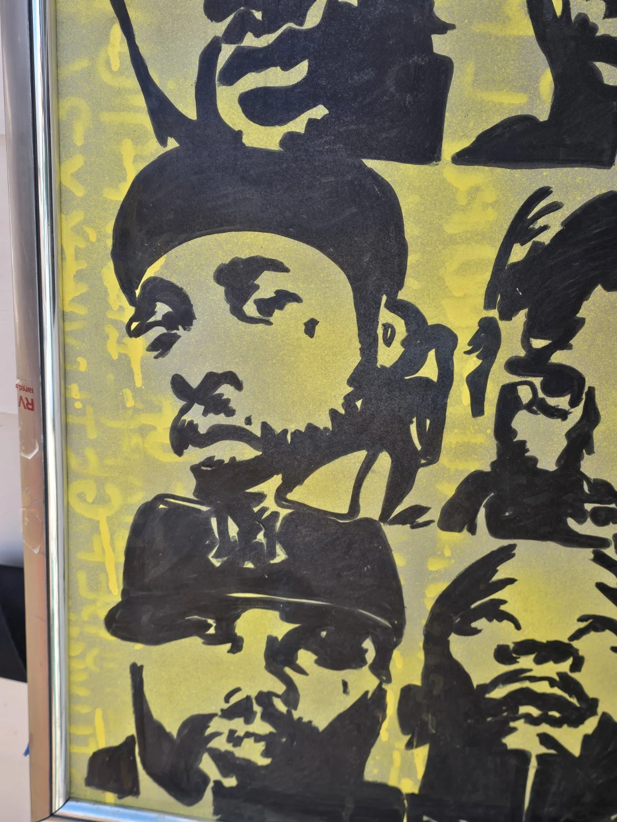 RZA Signed Artwork Of The 25yr ANNIVERSARY OF Wu Tang Clan Auto 24×30inches., изображение 5