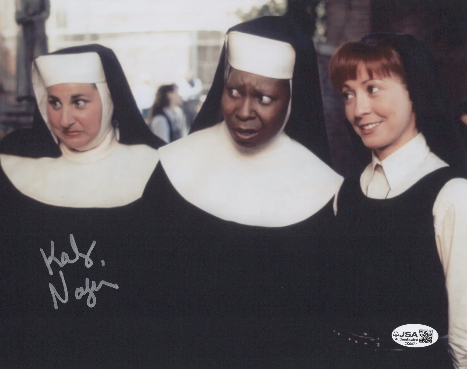 Kathy Najimy — Sister Act 8x10 photo of Mary Patrick signed by Kathy Najimy JSA COA