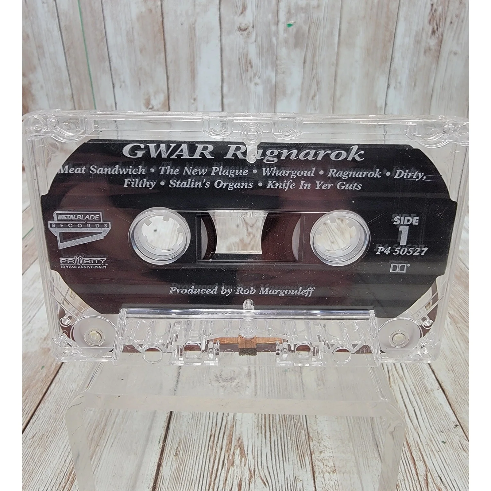 GWAR - Ragnarok 1995 Cassette Tape Metal Blade Records Dave Brockie X Cop Oderus, image 4
