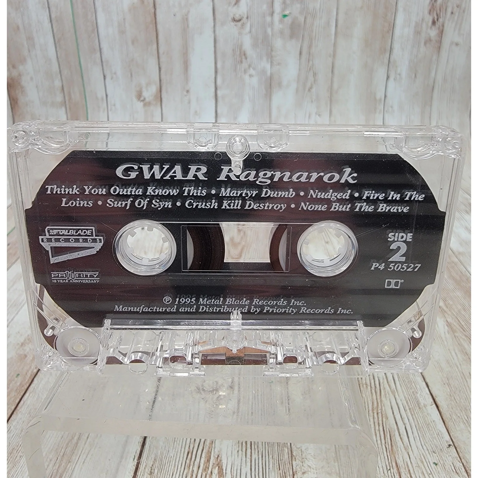 GWAR - Ragnarok 1995 Cassette Tape Metal Blade Records Dave Brockie X Cop Oderus, image 5