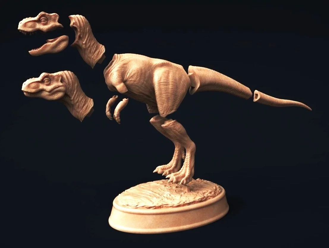 JURASSIC PARK JUVENILE T-REX HUGE MODEL KIT 47CM LONG - PROP REPLICA, image 3