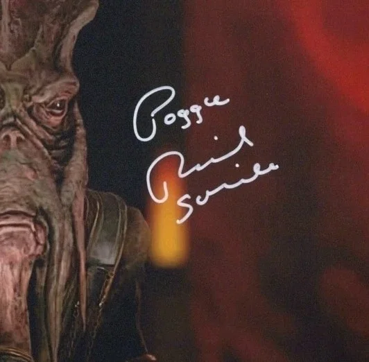 Richard Stride — RICHARD STRIDE as 'Poggle' In Star Wars : Attack Of The Clones Signed 8x10 W/COA, изображение 2