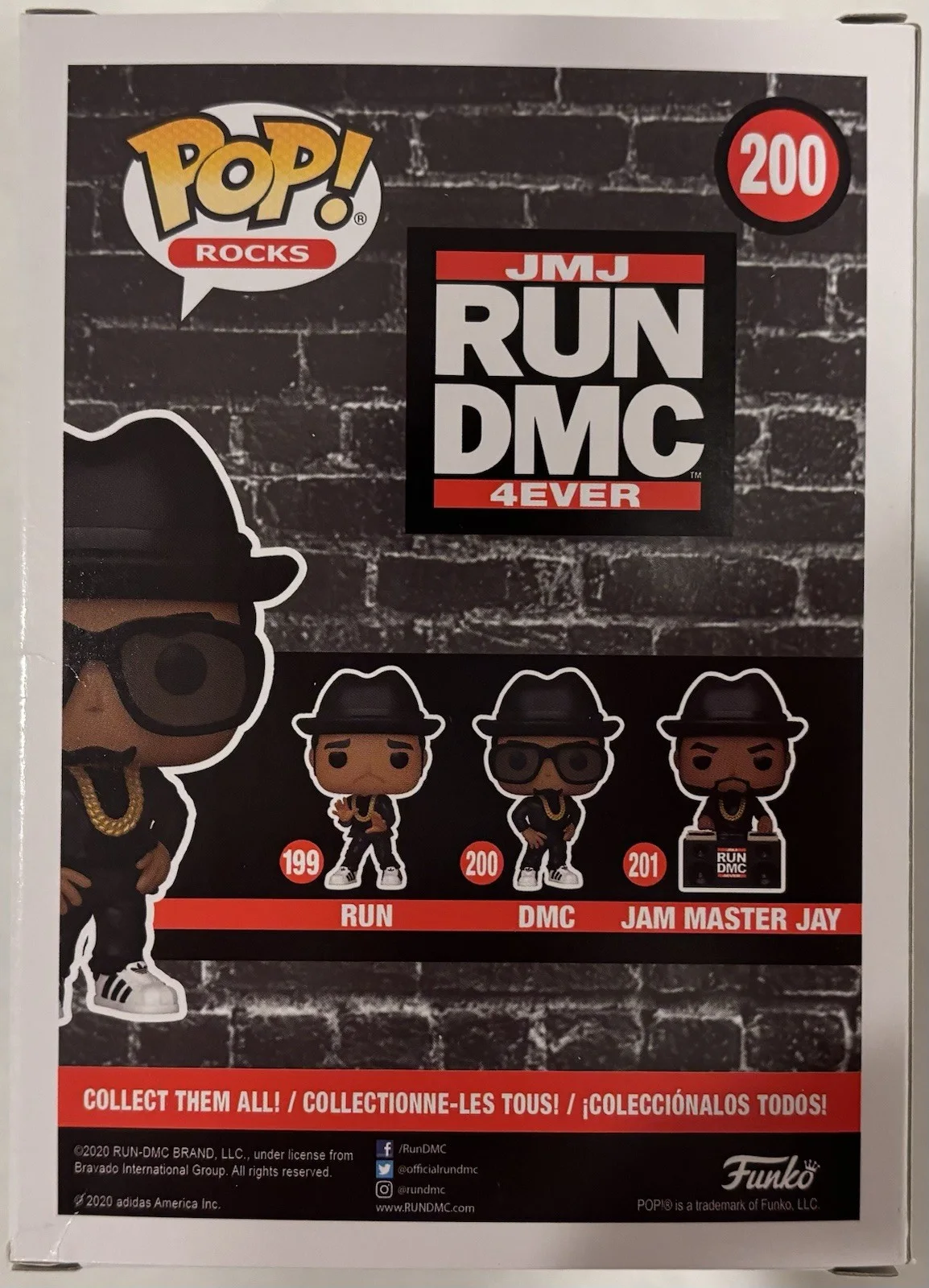 DMC Darryl McDaniels Autographed/Signed Run-DMC Funko Pop PSA!, image 3