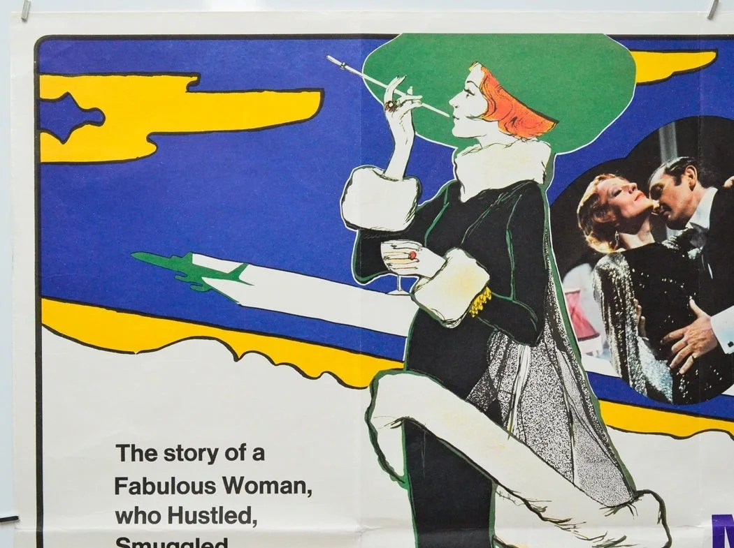 TRAVELS WITH MY AUNT (1973) Original Cinema Quad Movie Poster - Maggie Smith, изображение 2