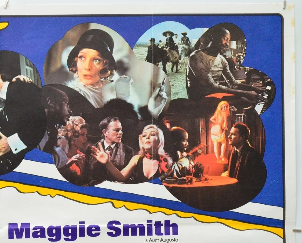 TRAVELS WITH MY AUNT (1973) Original Cinema Quad Movie Poster - Maggie Smith, изображение 3